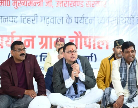 Uttarakhand Pushkar Singh Dhami gift to Tihari inauguration of schemes worth Rs 533 crore