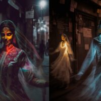 Artificial Intelligence ai generated-pictures of old-delhi at night social media Viral old delhi at night, ai generated pictures, artist pratik arora