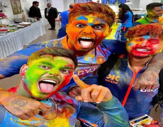 Indian Cricket Team Holi Celebation Virat Kohli Suryakumar Yadav Rohit Sharma Ishaan Kishan Holi Dance, holi 2023, holi quotes, होली, होली 2023, indian cricket team, indian cricket news, indian cricket team news, indian cricket team schedule 2023, indian cricket team captain, indian cricket team players, indian cricket match, indian cricket schedule, इंडियन क्रिकेट स्कोर,