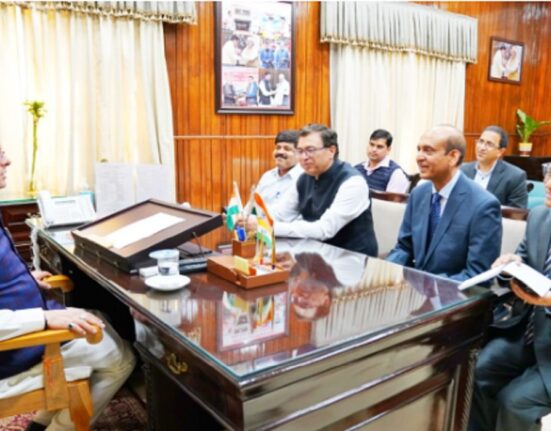 Uttarakhand CM Pushkar Dhami met IFS Madan Kumar Ghildiyal Bhaskar Bhatt Mahendra Singh Patial